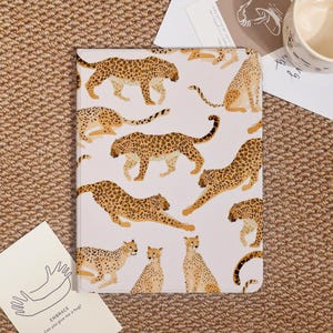 Cool Leopard Custom iPad Case For iPad Pro 2024/2022/2021,New iPad Air 7-11/13" 2025 Cover,iPad 6/7/8,iPad Mini Case With Pencil Holder,Gift
