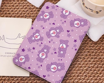 Cartoon Care Bears Case For Kindle PaperWhite 12/11/10th,Kindle 2024/2022/Colorsoft,Kindle 11th 12th Gen,Kindle 7"/6.8"/6" Case,Custom Gift