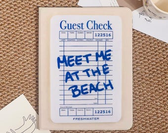 Meet Me At The Beach iPad Case For iPad Pro 2024/2022/2021,New iPad Air 7-11/13" Cover,iPad 6/7/8th,iPad Mini Case With Pencil Holder,Gift