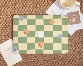 Cute Nostalgic Smiley MacBook Case,New MacBook Pro 14 A3434 (M5),Cover for Mac Air 15",Apple Laptop Pro 15/16" Sleeve,M1 M2 M3 M4,Christmas