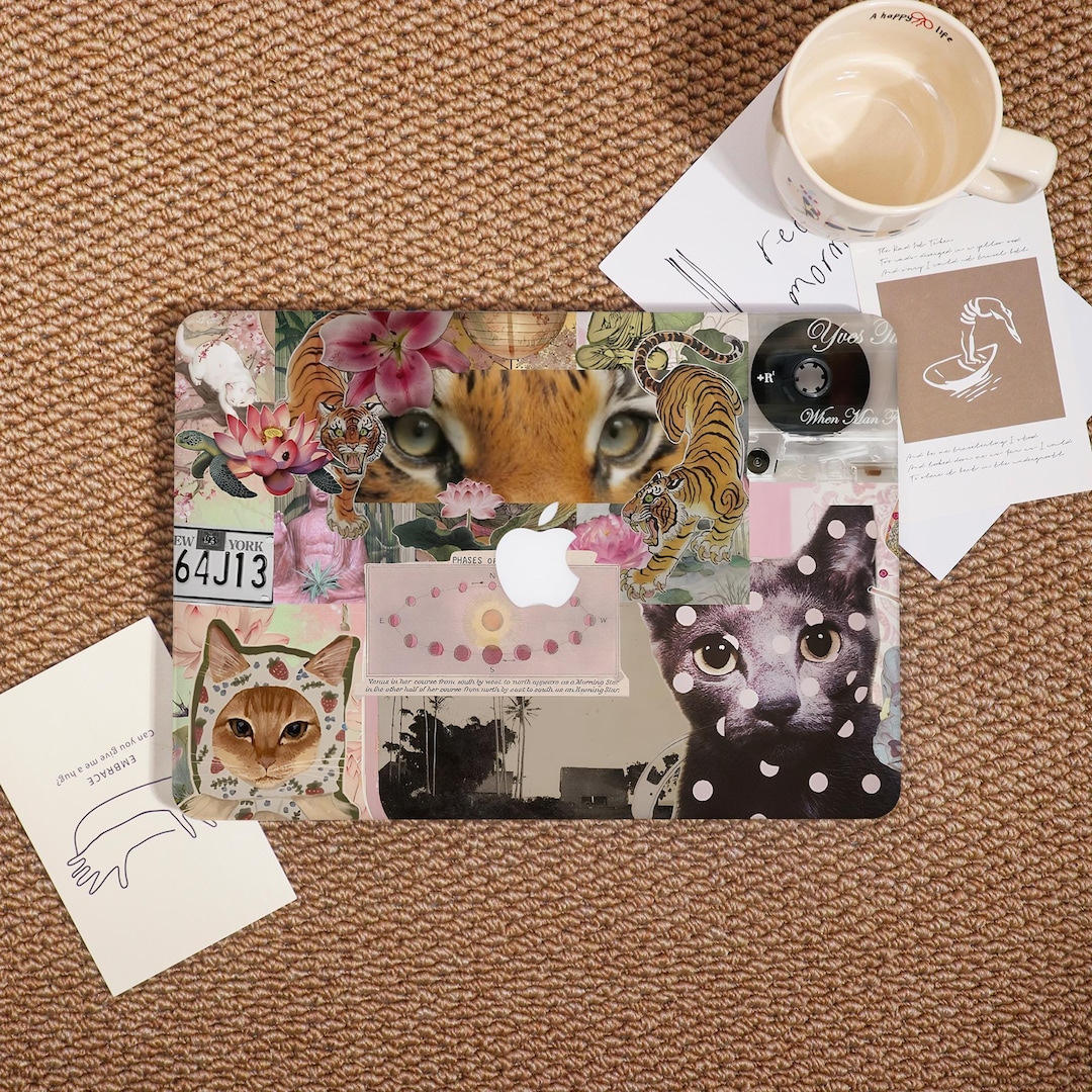 Patchwork Mac Floral Animal Patchwork Art MacBook Case,new MacBook Pro 14 A3434 (m5 ...