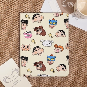 Cute Anime Character Custom iPad Case For iPad Pro 2024/2022/2021,New iPad Air 7-11/13&quot; 2025 Cover,iPad 6/7/8,iPad Mini Case With Pen Holder