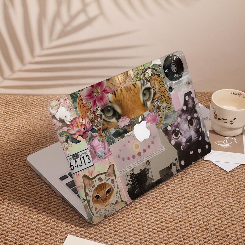 Patchwork Mac Floral Animal Patchwork Art MacBook Case,new MacBook Pro 14 A3434 (m5 ...
