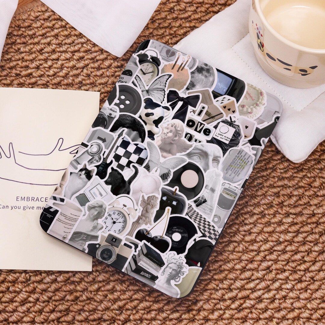 Cool Black & White Collage Cover Case for Kindle Paperwhite 12/11/10th ...