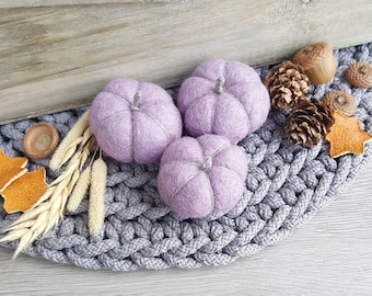 Fall decor. Lavender pumpkins. Thanksgiving decor, Farmhouse decor, Halloween decor, Country living, fall home decor, wreath decor