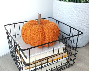 Chunky crochet pumpkins. Fall table topper, Thanksgiving decor, Farmhouse decor, Halloween decor, Fall home decor, Rustic pumpkin decor