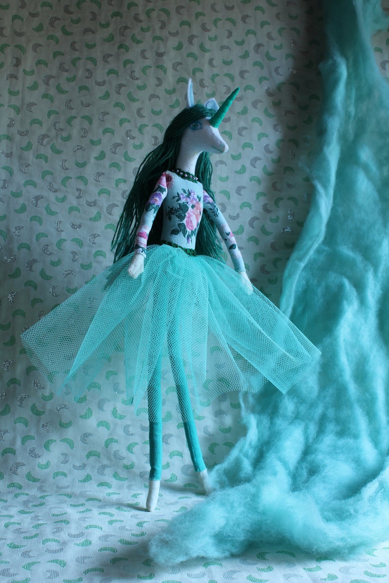 Toys & Games Toys ballerina dancer fantasy luna felt unicorn Dolls etna ...