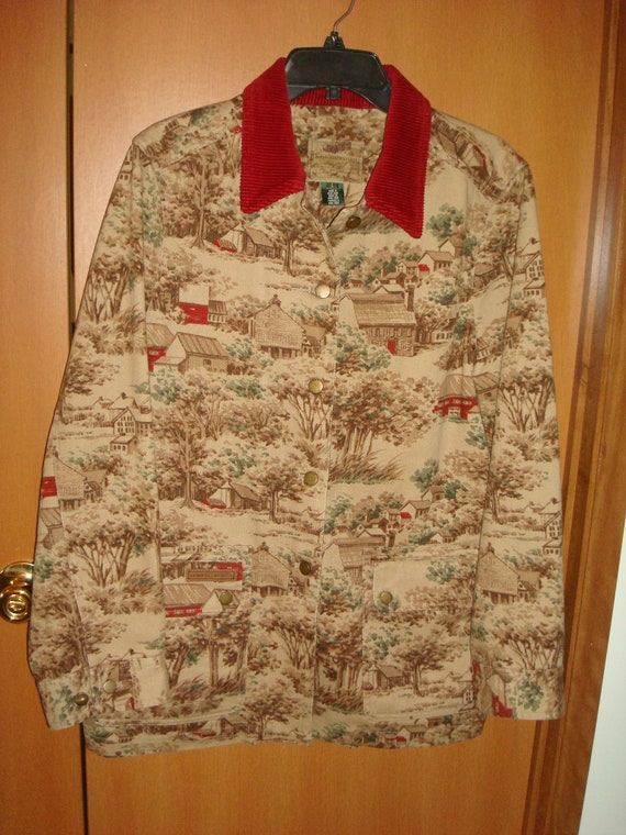 Ralph Lauren Ladies Large Barn Coat Country Barn S