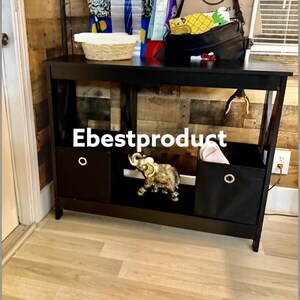 Thin Hallway Table, Modern 2-Tier Storage for Entryway, Minimalist MDF Furniture