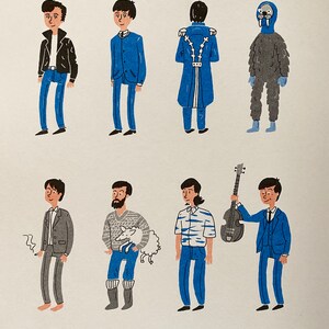 Beatles Fan Art Riso Print: paul Mccartney A4 Size Limited Edition by ...