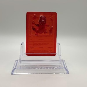 Tarjeta personalizada de Pokémon en 3D de Charmander
