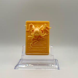 Cartão Pokémon 3D personalizado Pikachu