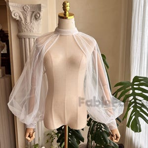 Sheer Balloon Sleeve - Etsy