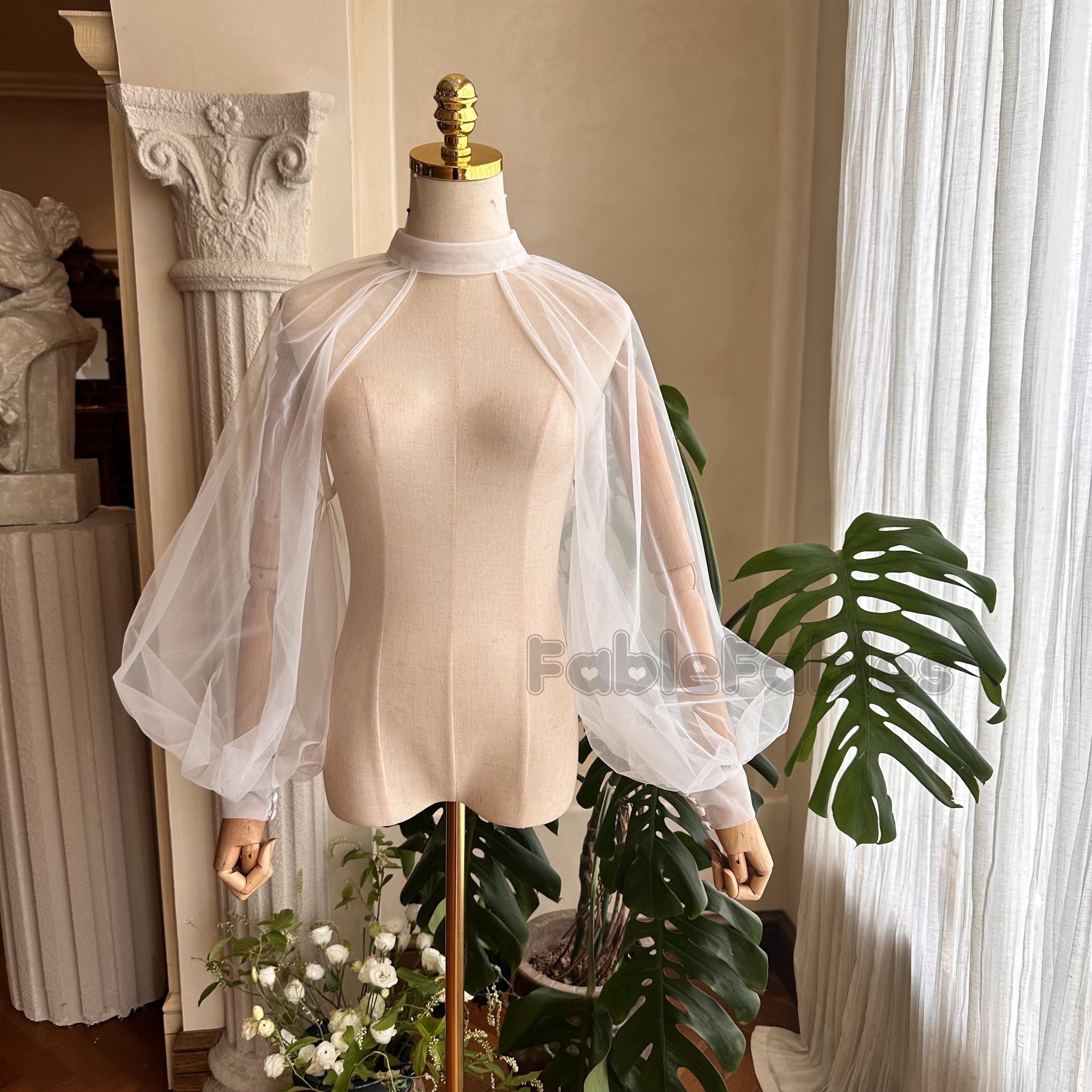 Sheer Balloon Sleeve - Etsy