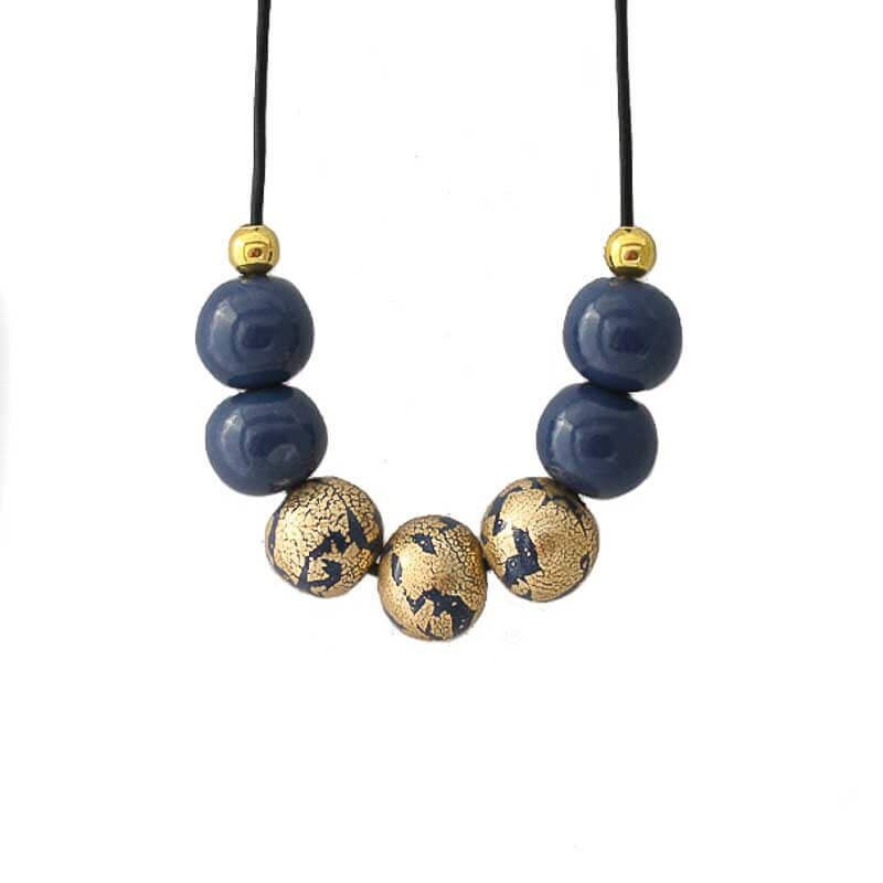 Becca Necklace - Navy