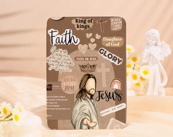 Jesus Collage Kindle Case,Simple Style Kindle Case,Kindle Case With Hand Strap,Personalized Kindle Case,Personalization,Kindle 12/11/2024