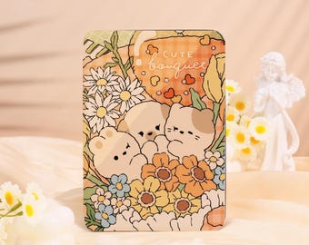 Cute Animals Flower Kindle Case,Simple Style Kindle Case,Kindle Case With Hand Strap,Personalized Kindle Case,Personalization,Kindle 12/2024