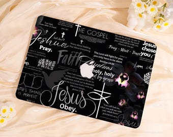 Jesus Collage Mac Hülle, neue MacBook Pro 14 A3434 (M5) Hülle, Mac Air 11/13/15" Zoll Hülle, Mac Pro 16/15/14/13, M4 M3 M2 M1, Bestes Geschenk