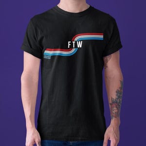 FTW AMF Stripes shirt, Chopper T-Shirt, gift for dad, Oldschool Motorcycle and Bobber design, Vintage and Classic Biker tshirt, Harley