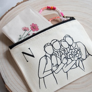Kleine Tasche mit personalisierter Illustration aus eigenem Foto