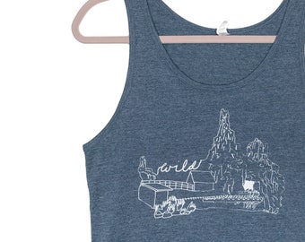 Wildest Ride in the Wilderness, Big Thunder Mountain - Unisex Tank Top - Give Kids the World Fundraiser