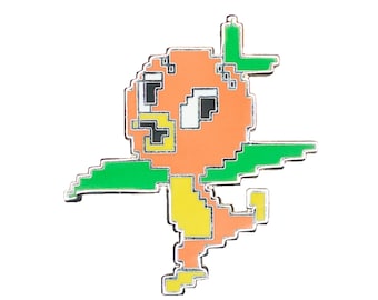 Pixel Disney Orange Bird Hard Enamel Pin - Give Kids the World Fundraiser