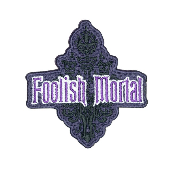 Parche termoadhesivo de Foolish Mortal, Mansión embrujada - Recaudación de fondos de Give Kids the World