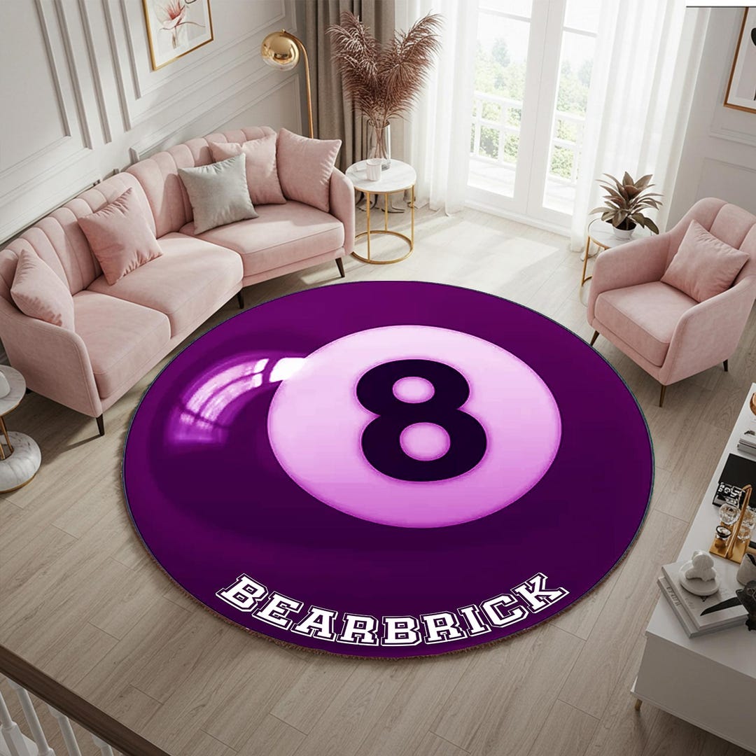 Colorful Ball Billiard Mat, Game Room Decor, Non Slip Decorative Rug - Etsy