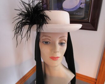 Fedora With Scarf - Etsy