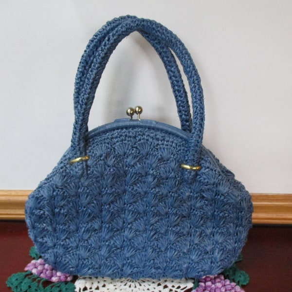Wicker Handbag Etsy