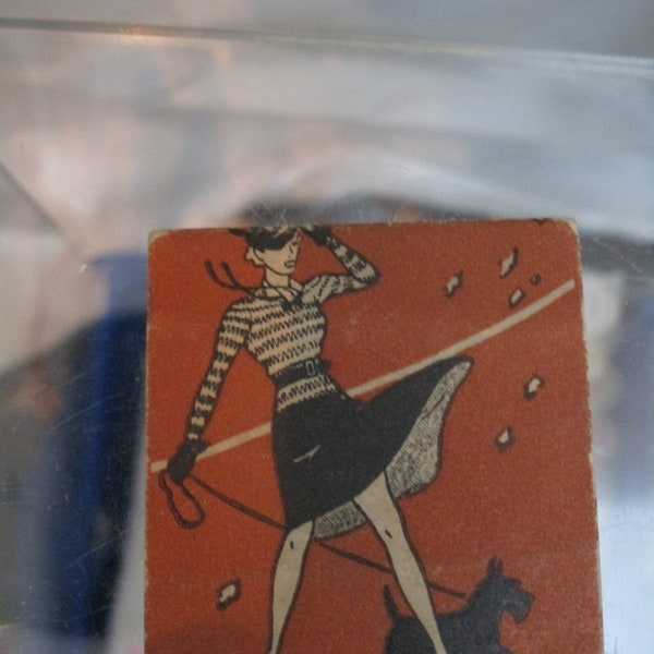 1940's Mills Real Silk Hosiery Mending Silk Stockings Repair Kit Matchbook