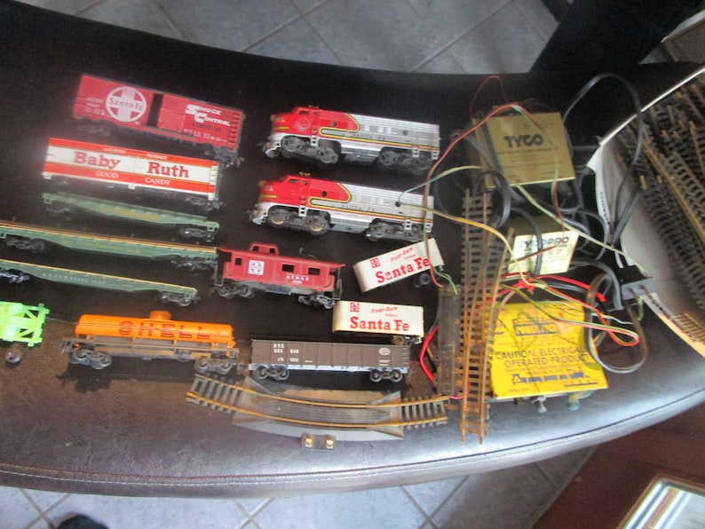 Tyco Train Set 1960's Big Lot Etsy