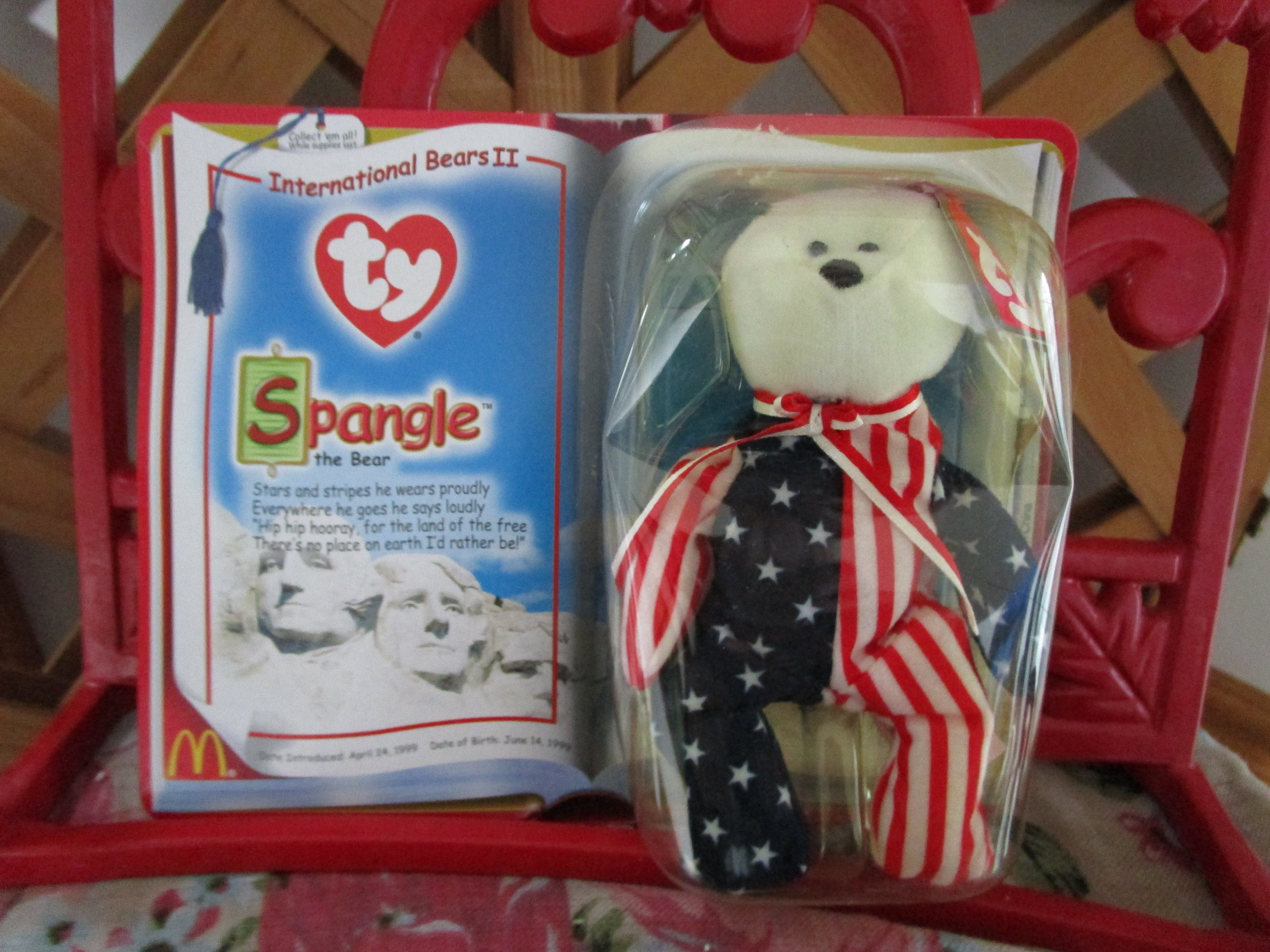 Spangle beanie baby value sale