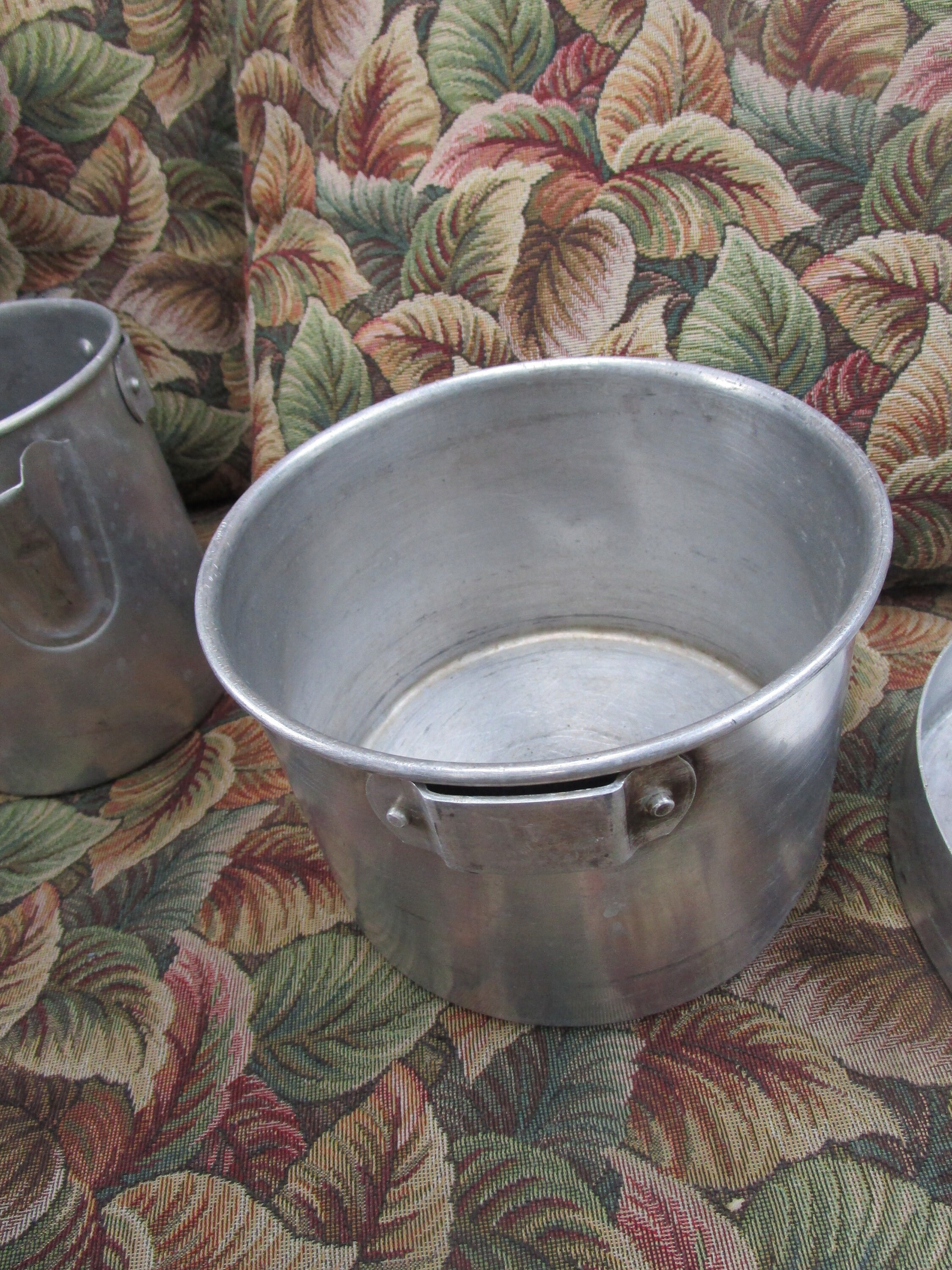 Vintage Aluminum Coal Miners Lunch Bucket Pail Authentic Etsy
