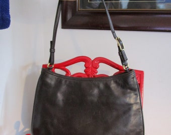 coach smooth leather handbolsas