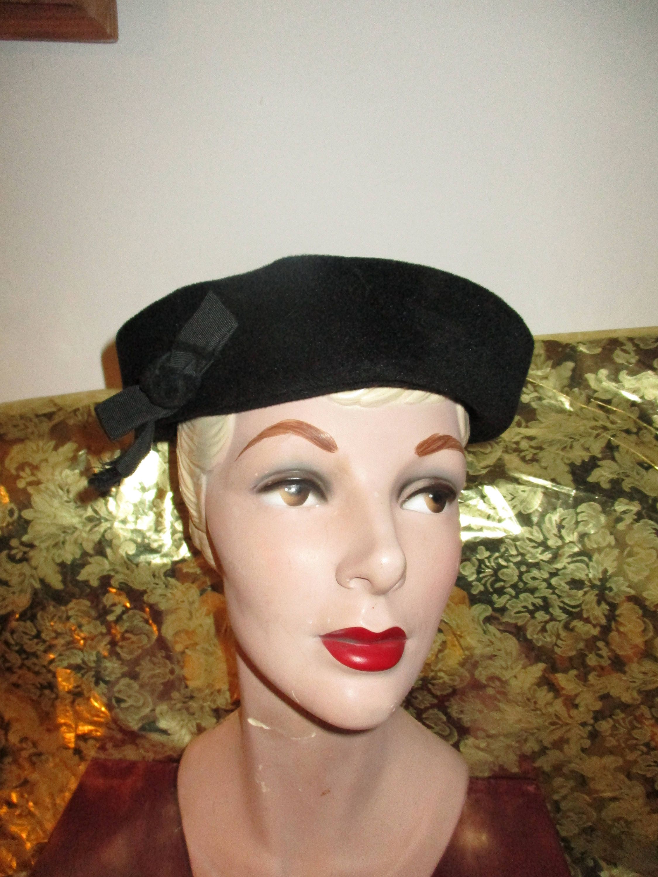 UNION MADE Black Peachbloom Velour Merrimac Imorted Fur  display picture 1