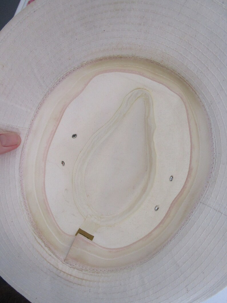 Men/'s Original Panama Jack Ivory Vacation Hat Canvas Fedora Medium