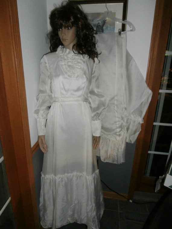 Wedding Dress Vintage Gunne Sax Handmade, Boho We