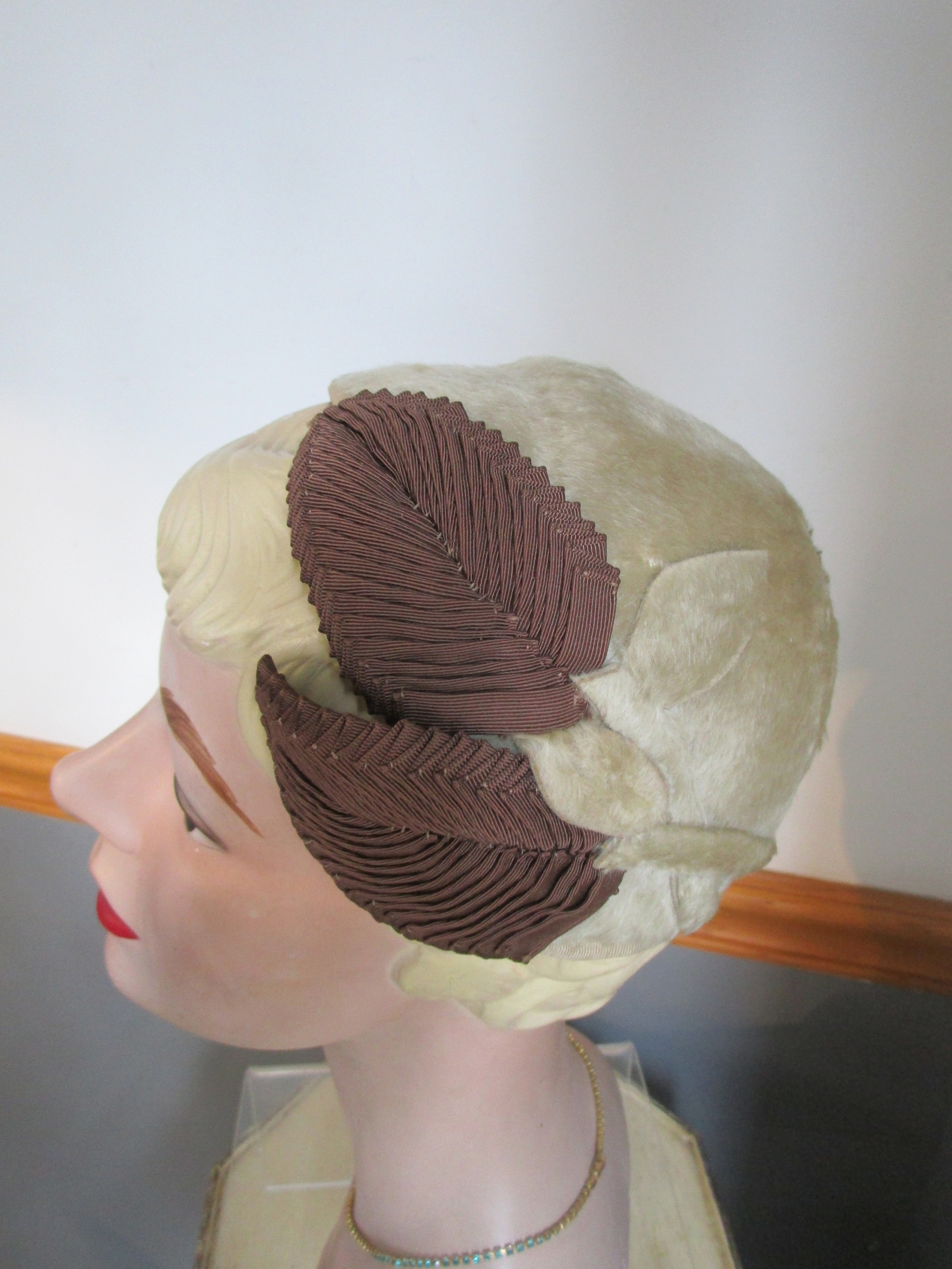 A Vintage Dolly Madison Original Hat Fake Fur Hat With Etsy