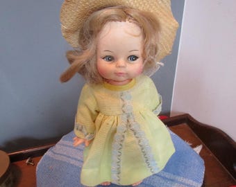 70s Horsman Blonde Painted Eyes Baby Girl Doll Pudgie?