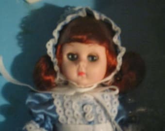 80's Vogue Ginny Doll Still in Original box with Stand 8" Poseable  Vinyl Doll