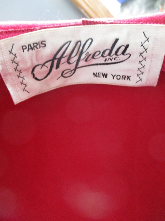 Ladies Paris ALFREDA Inc.New York Fuschia Pink Vi… - image 4