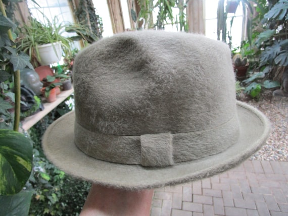 Vintage Kevin McAndrew Fedora Hat Sz 7 3/8 Gray . - Etsy 日本