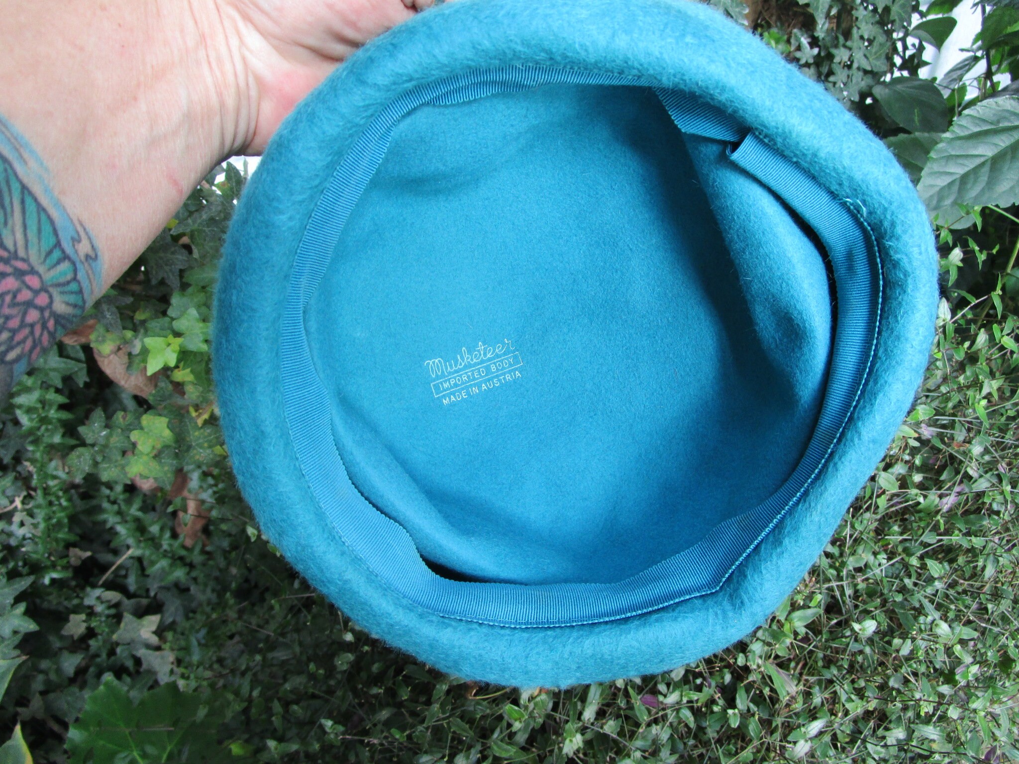 Vintage 1960s Faux Fur Hat Mod Colby Blue Round Cap 1960s Faux Fur Hat - Etsy main image 3