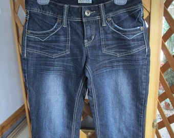 Mudd Cuffed Low Rise Jeans  Womens Capri Jeans Shorts