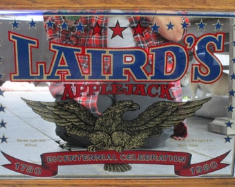 1980 Laird's Applejack 1780 Bicentennial  Celebration 1980 Wall Mirror