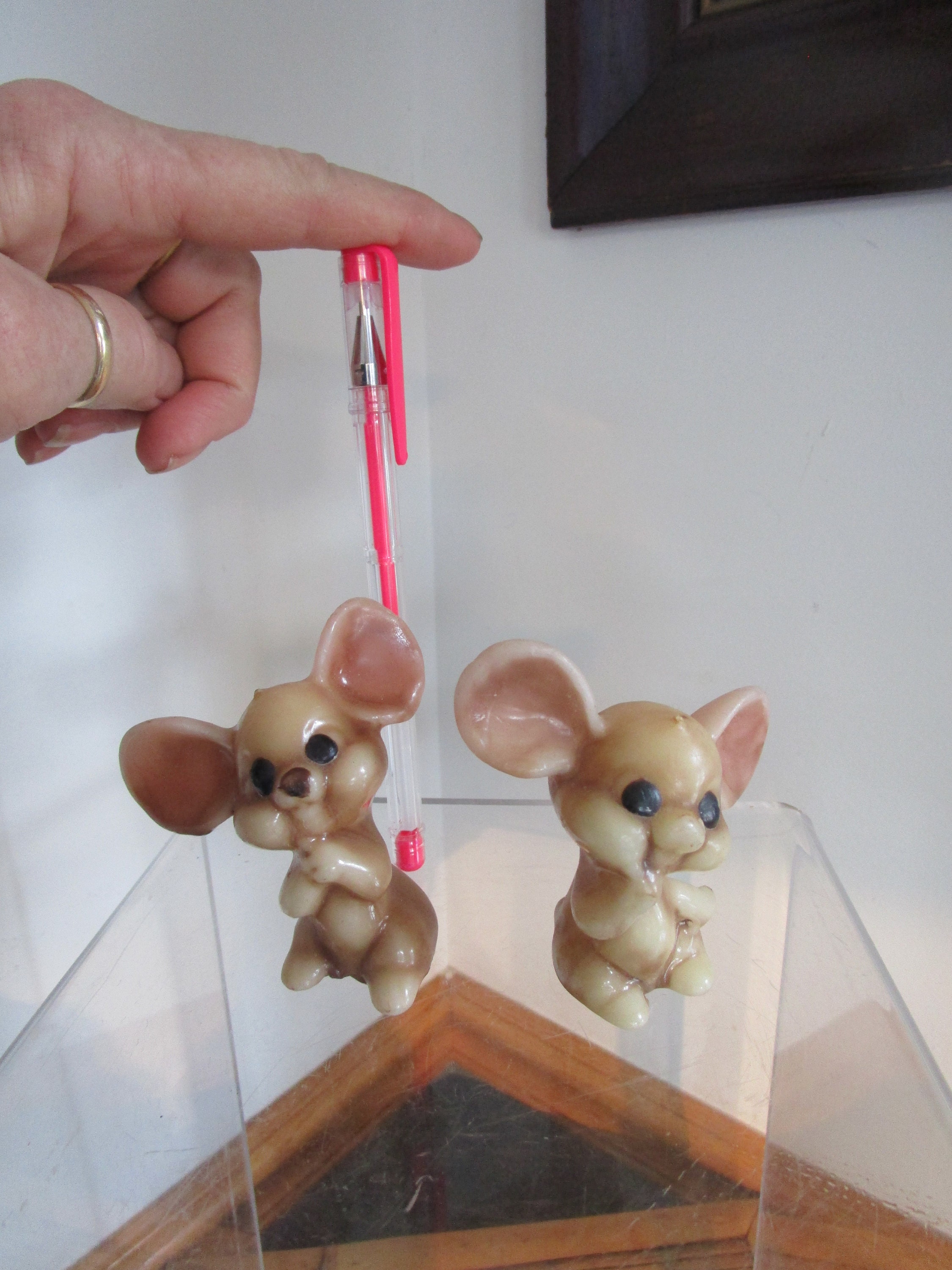 Cute Pair of Big Eyes Ears Mice Wax Candles Etsy