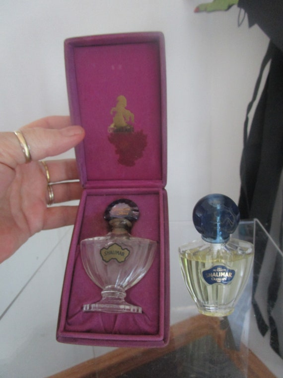 Buy Shalimar Perfume Bottle in Original Purple Velvet Box Guerlain