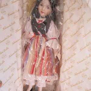 Snow White &quot;Heroines from the Fairytale Forest&quot; Dianna Effner Porcelain Doll, By Knowles, COA, NIB
