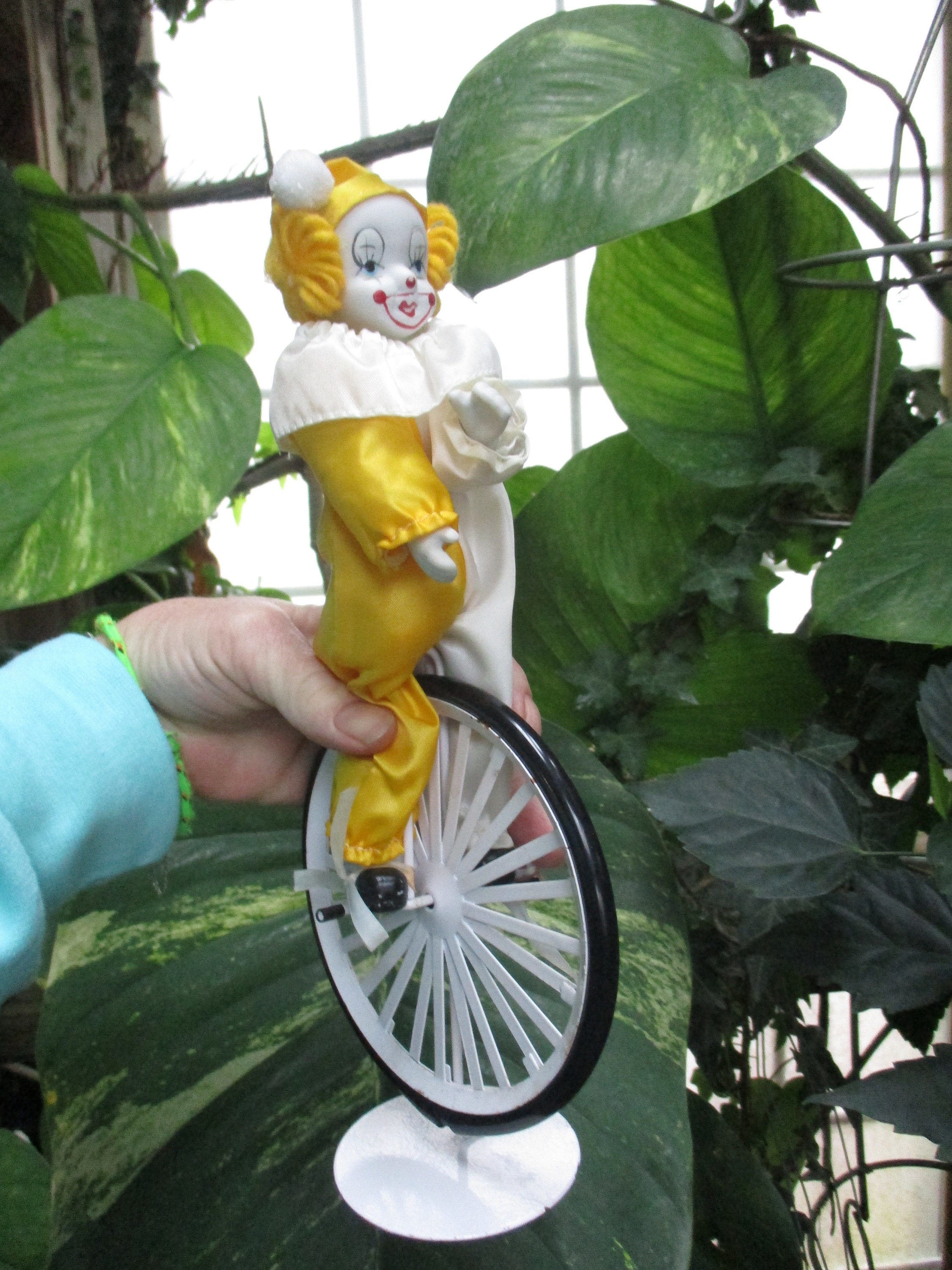 Clowning Around Riding Unicycle Happy Circus Clown Etsy